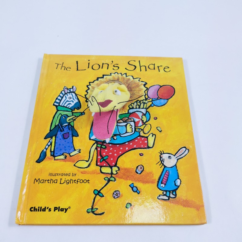หนังสือเด็กภาษาอังกฤษ The Lion's Share (Finger Puppet Books)