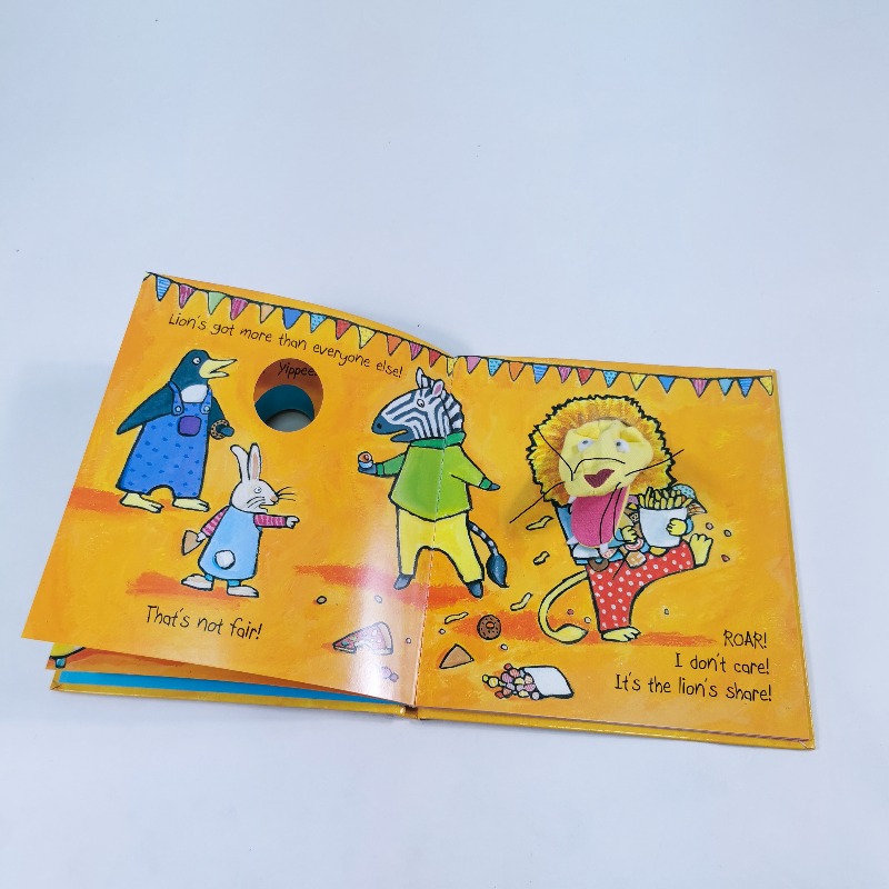 หนังสือเด็กภาษาอังกฤษ The Lion's Share (Finger Puppet Books)
