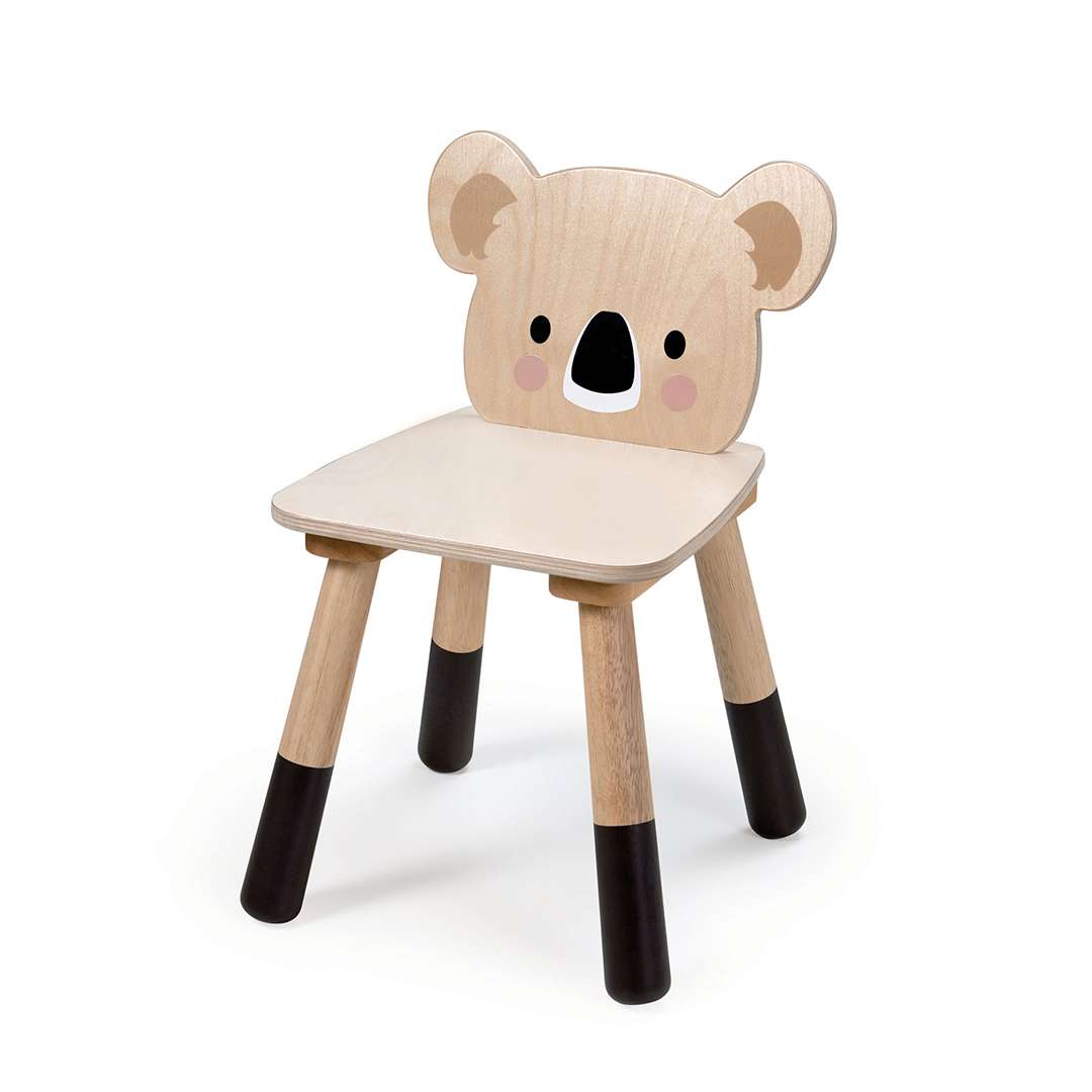 Tender Leaf Toys เฟอร์นิเจอร์เด็ก เฟอร์นิเจอร์ไม้ เก้าอี้ลายโคอาลาน้อย Forest Koala Chair