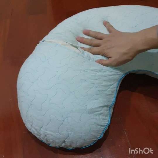  มือสอง หมอนให้นม Dr.Brown's ของแท้ พร้อมปลอกหมอน Gia Nursing Pillow ทำจากผ้าฝ้าย หมอนรองให้นม