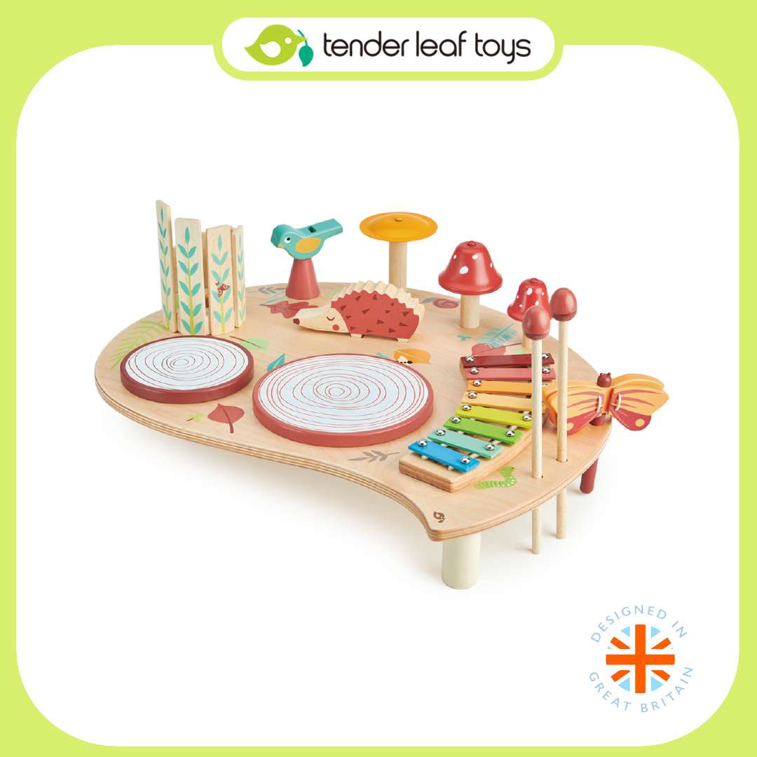 Tender Leaf Toys ของเล่นเสริมพัฒนาการ โต๊ะดนตรีในป่า Musical Table