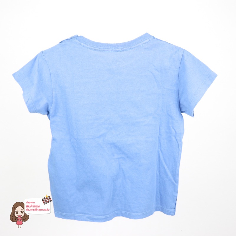 [คุณแนนชลิตา] เสื้อยืด ZARA 18-24m สีน้ำเงิน  (sold)