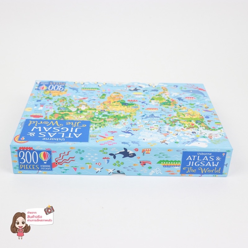 [คุณแนนชลิตา] จิ๊กซอว์ World Atlas and Jigsaw 300 ชิ้น