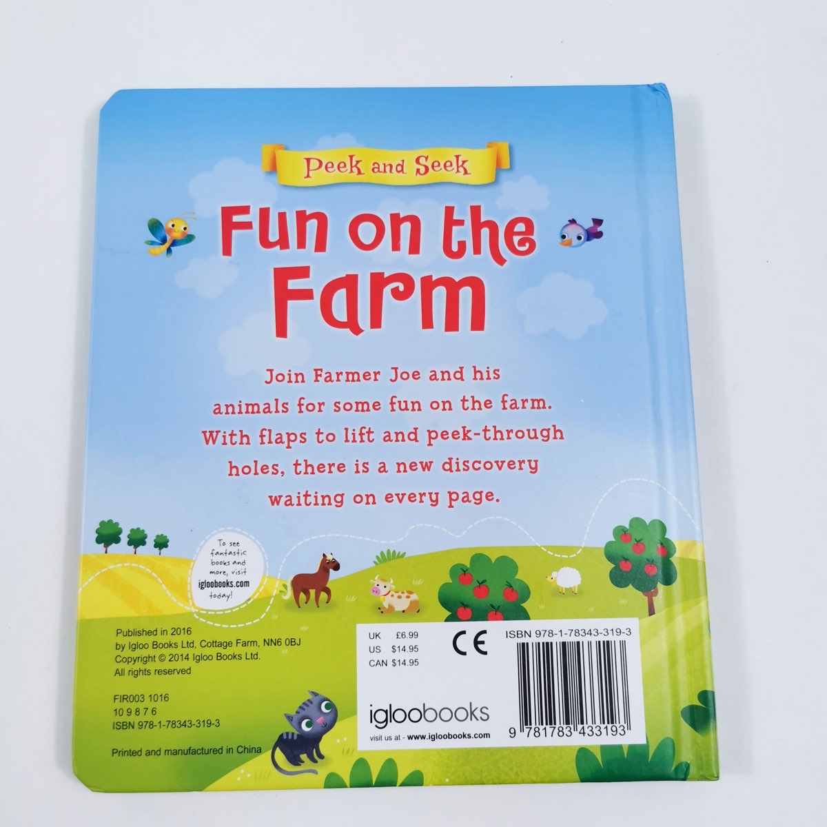  หนังสือ Fun on the Farm Board Book Peek and Seek