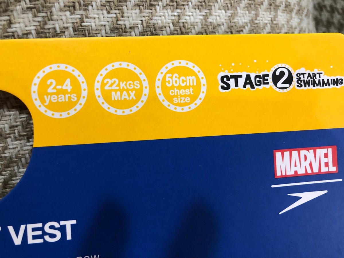เสื้อชูชีพเด็ก Speedo Marvel Spiderman size 2-4 yr **ของใหม่**