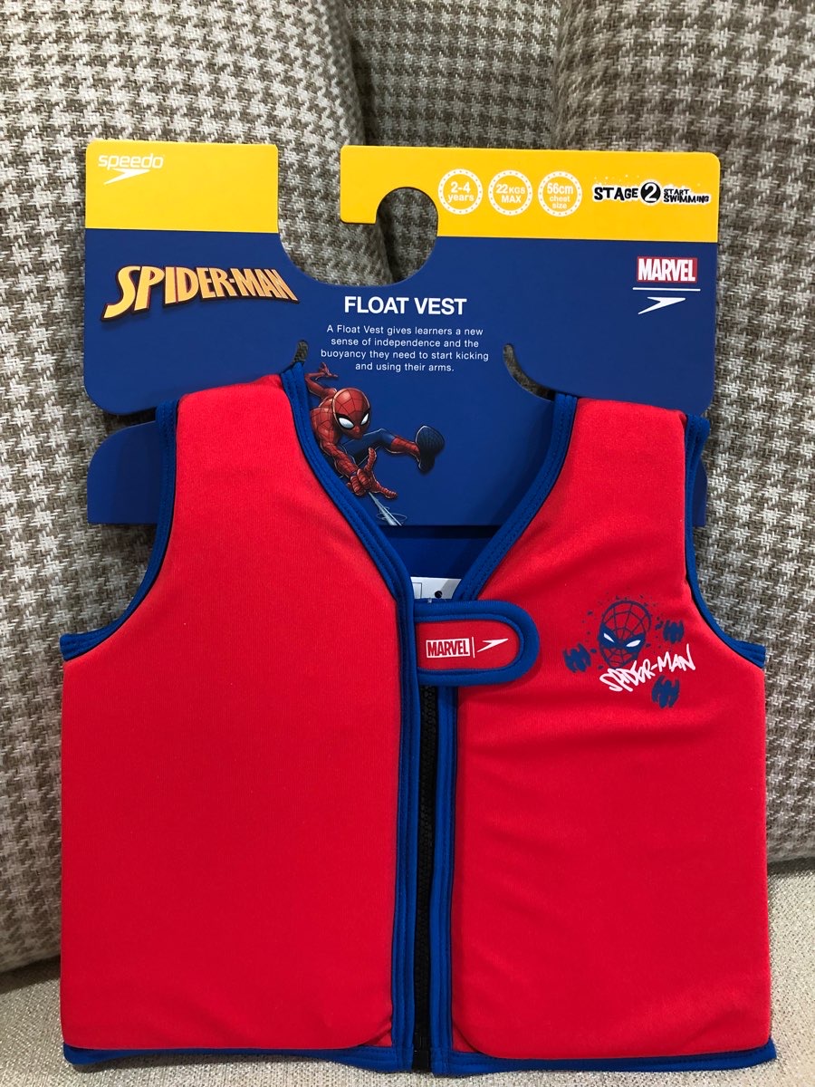 เสื้อชูชีพเด็ก Speedo Marvel Spiderman size 2-4 yr **ของใหม่**