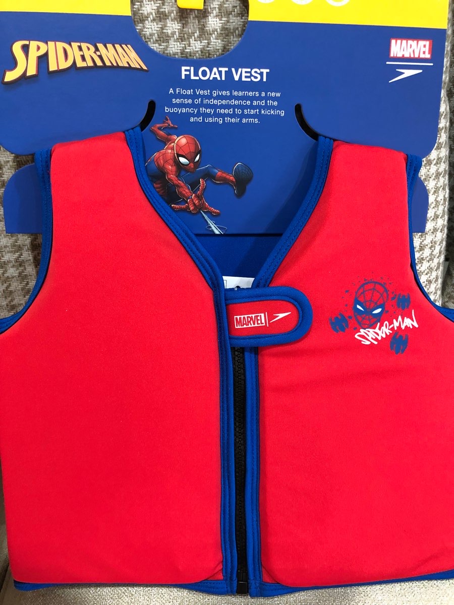 เสื้อชูชีพเด็ก Speedo Marvel Spiderman size 2-4 yr **ของใหม่**