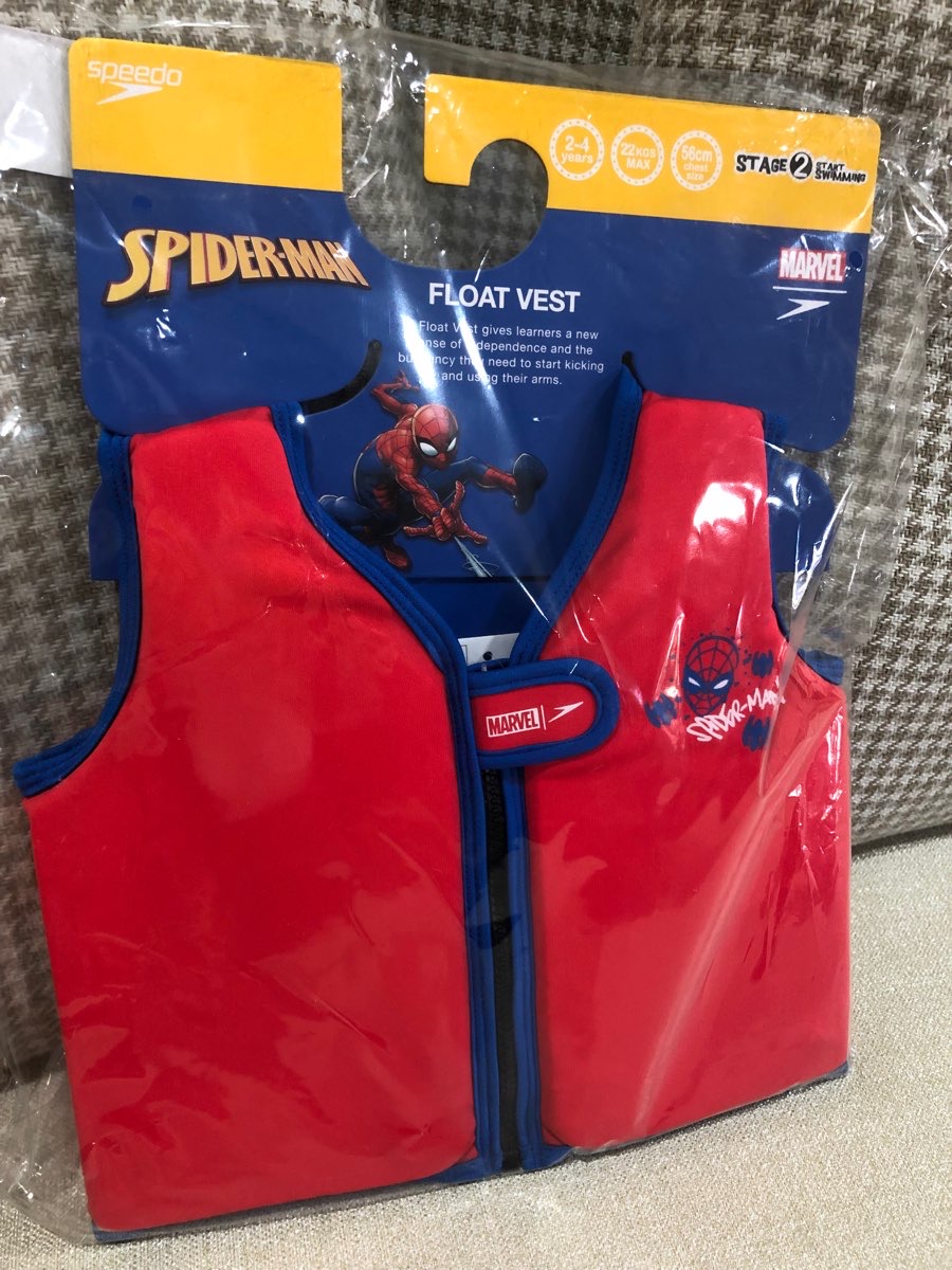 เสื้อชูชีพเด็ก Speedo Marvel Spiderman size 2-4 yr **ของใหม่**