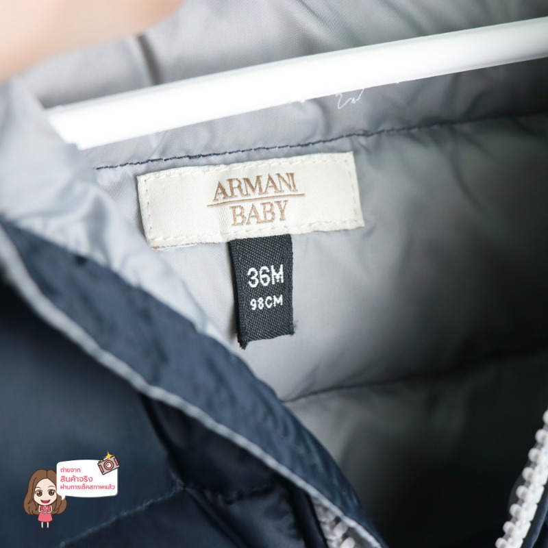 ARMANI BABY เสื้อกันหนาว สีกรมท่า 3ขวบ