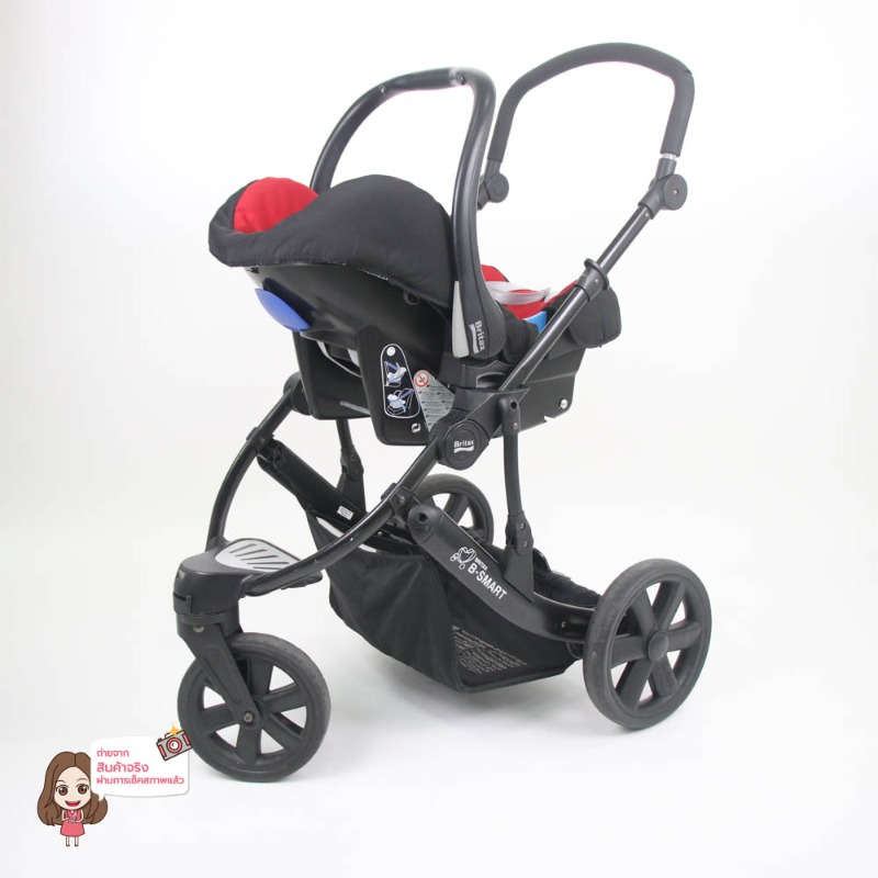 รถเข็นเด็ก BRITAX B-SMART พร้อมคาร์ซีท สภาพดี ซื้อปี2018