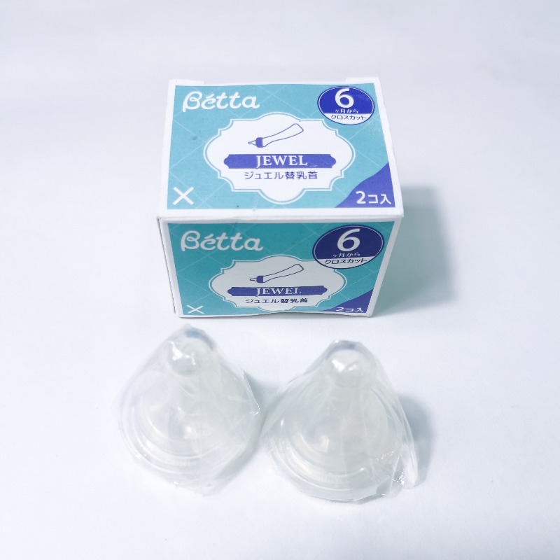 Dr.Betta nipple - Jewel 2pcs Set - จุกนม รุ่นมาตรฐาน dr. betta รุ่น Jewel เเพค 2 ชิ้น