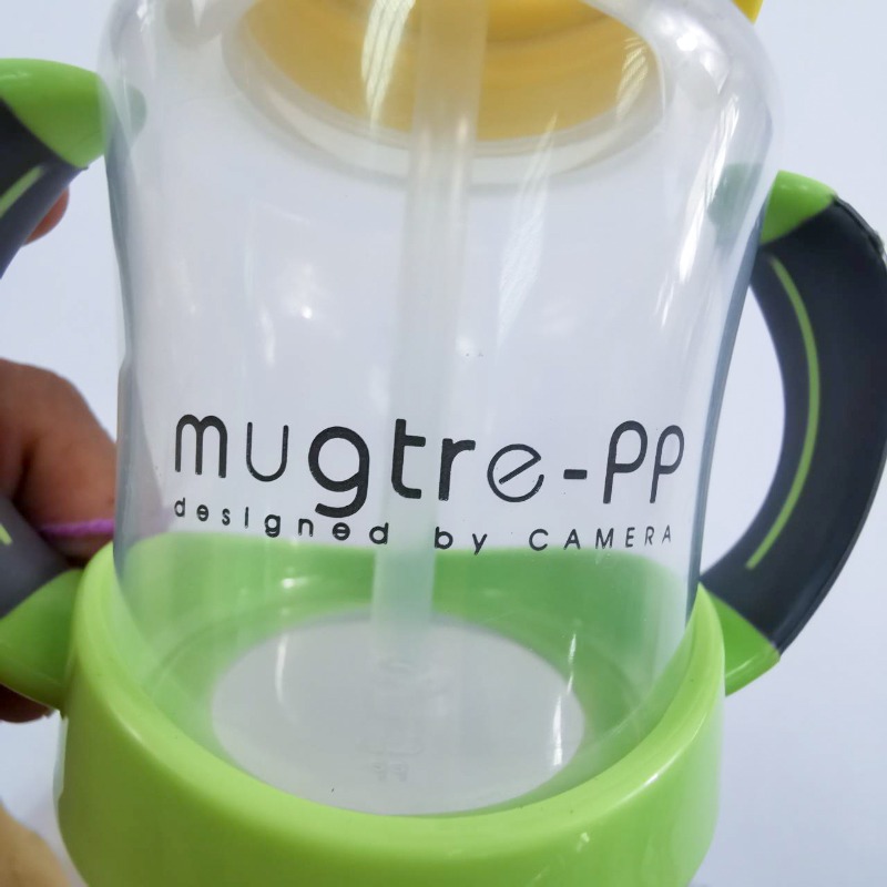 Camera ถ้วยหัดดื่มสเตป 3 mugtre pp หลอดดูด