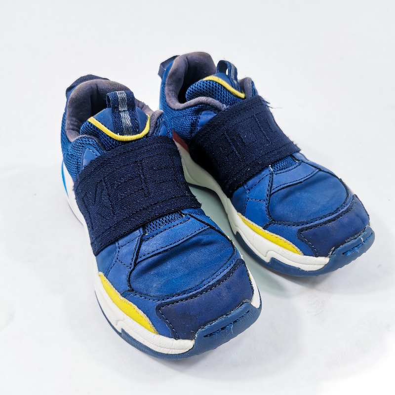 รองเท้าเด็ก Zara SNEAKERS WITH ELASTIC SLOGAN STRAP Size EU 31 / US 13½