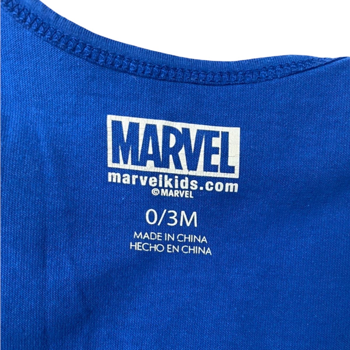 Bodysuit Marvel 0-3M ลาย Spider man เสื้อผ้าคุณภาพดี 