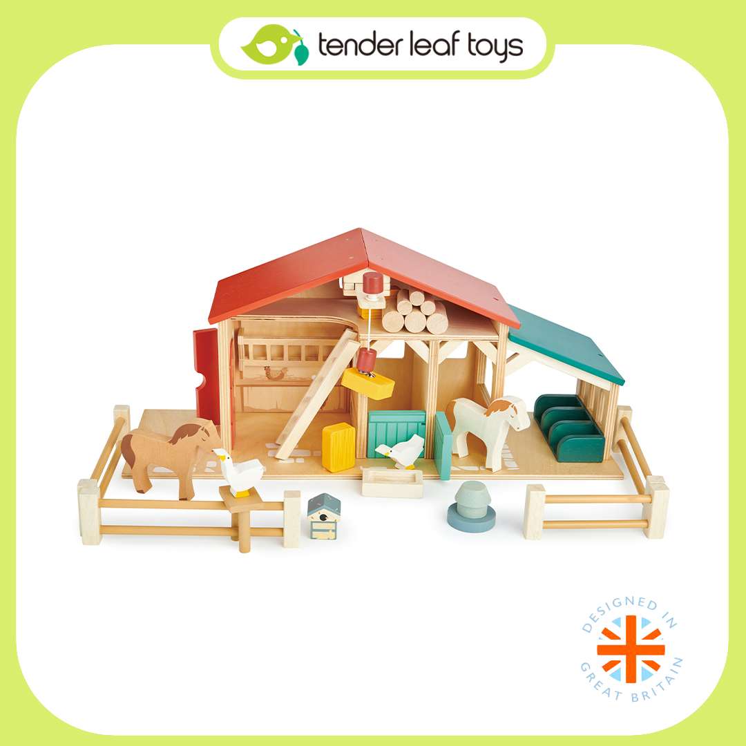 Tender Leaf Toys ของเล่นไม้ ของเล่นบทบาทสมมติ ฟาร์มเทนเดอร์ลีฟ Tender Leaf Farm