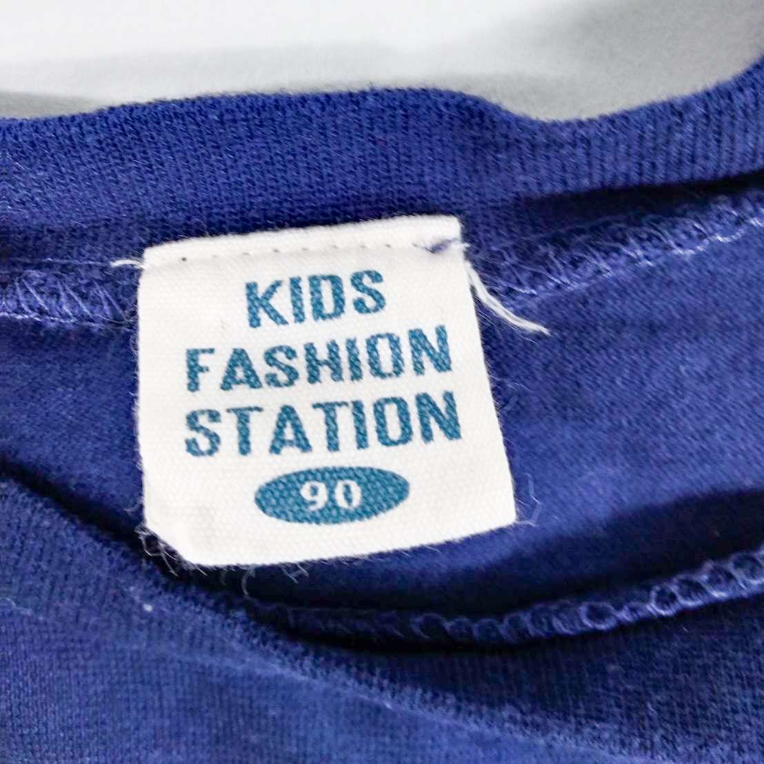 KIDS FASHION STATION เสื้อยืดแขนยาวสีกรม