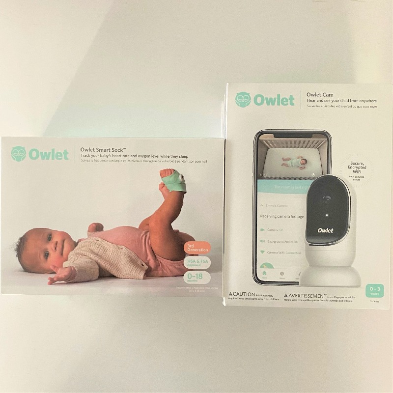 Owlet Smart Sock 3 + Owlet Smart Cam Baby Monitor