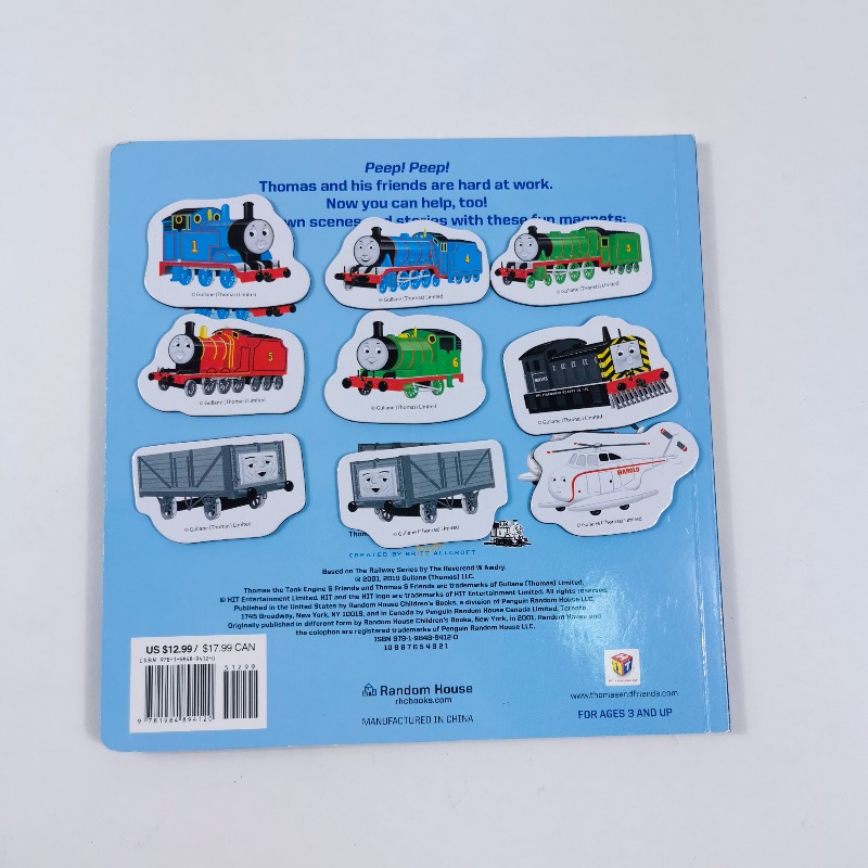 หนังสือบอร์ดบุ๊ค + แม่เหล็ก โทมัส Thomas' Magnetic Play Book (Thomas & Friends) Board book