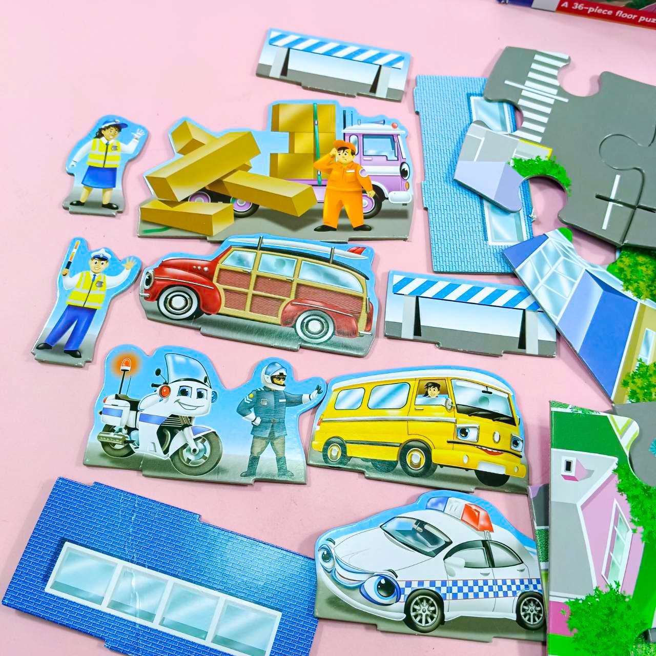 Police Car 3D Floor Puzzle จิ๊กซอว์