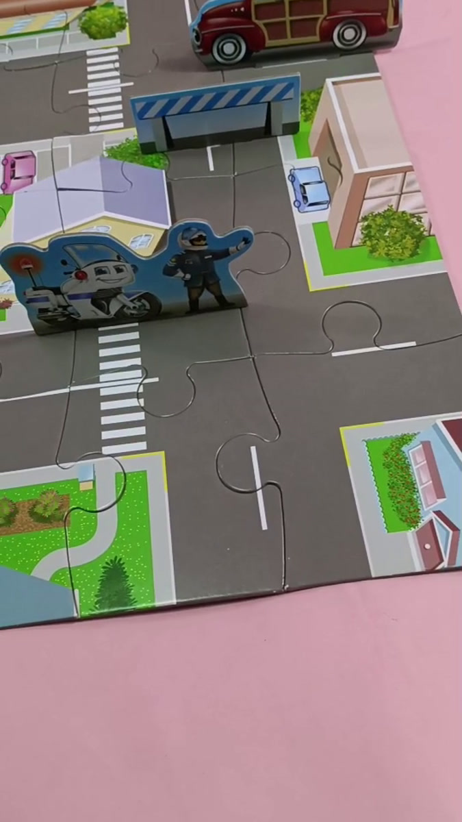 Police Car 3D Floor Puzzle จิ๊กซอว์