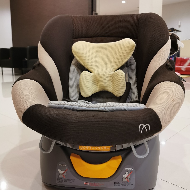 Car Seat: Ailebebe รุ่น Kurutto Premium สีน้ำตาล สำหรับเด็กแรกเกิด - 4 ปี 