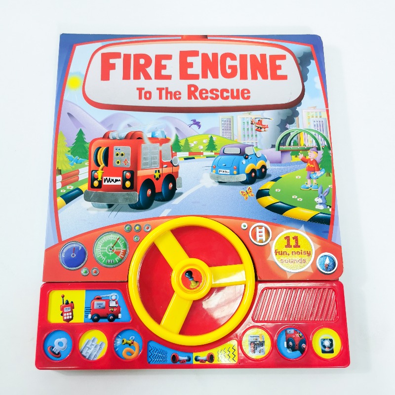 หนังสือเด็ก หนังสือเสียง Fire Engine To The Rescue (11 fun, noisy sounds)
