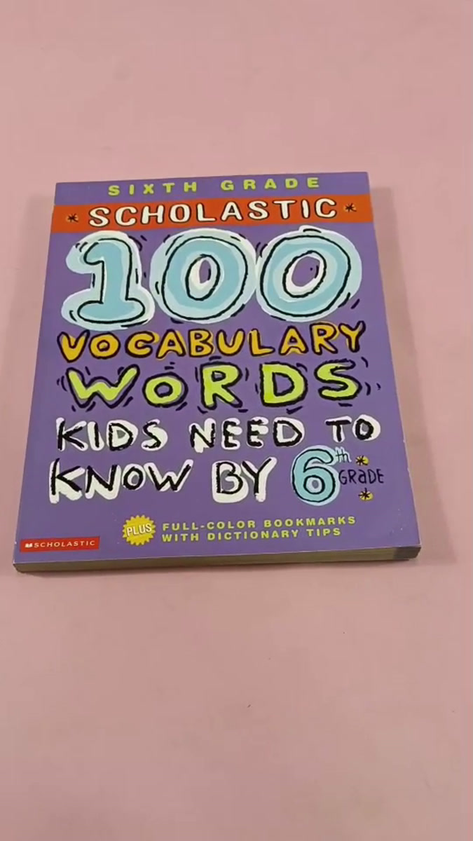 vocabulary words kids need to know by 6 th grade ม่วง 